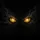 Menacing Golden Yellow Slit Pupil Monster Eyes - Outdoor Car Decor Spare Tire Cover - 6