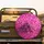 Fuchsia Magenta Shimmer Iridescent Glitter Confetti - Car Accessory Gift Spare Tire Cover - 2
