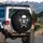 Human Skull Skeletal Hands Crossbones - Heavy Metal Vehicle Decor for Rock Fans Spare Tire Cover - 3