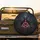 Monstrous Demonic Entity Glowing Red Pentagram Skeletons - Dark Horror Fantasy Lover Gift Spare Tire Cover - 2