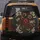 Red Oni Mask Serpent Dragon Chrysanthemum Kanji - Japanese Heritage Vehicle Decor Spare Tire Cover - 5