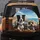 Border Collie French Bulldog Roadster Coastal Drive - Dog Lover Everyday Use Gift Spare Tire Cover - 5
