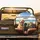 Golden Retriever Dog Tabby Cat Steering Wheel Beach - Vehicle Travel Essentials Spare Tire Cover - 2