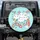 Floating Smiling Clouds Rainbow Arcs Pink Outline Stars - Everyday Car Decor Gift Spare Tire Cover - 1