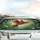 Northern Cardinal Stained Glass Forest - Car Interior Upgrade Bird Watcher Gift Car Sunshade - 5