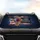 Bald Eagle Gilded Cross American Flag 1776-2026 - 250 Years of Freedom Road Trip Gift Car Sunshade - 4