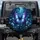Luminous Blue Purple Butterfly Night Garden Fireflies Flowers - Outdoor Decor Gift Spare Tire Cover - 1