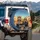 Roaring Tiger Aviator Sloth Passenger - Road Trip Adventure Wildlife Gift Spare Tire Cover - 3
