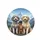 Poodle Goldendoodle Family Mountain Landscape - Dog Lover Outdoor Adventure Gift Spare Tire Cover - 4