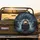 Vintage Steam Locomotive Headlight - Railroad Enthusiast Car Decor Spare Tire Cover - 2