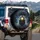 Vintage Steam Locomotive Headlight - Railroad Enthusiast Car Decor Spare Tire Cover - 3