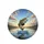 Large-mouth Bass Fish Leaping Lake Landscape - Fishing Enthusiast Gift for Outdoorsman Spare Tire Cover - 4
