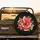 Watermelon Slices Green Leaves Black Background - Summer Road Trip Accessory Spare Tire Cover - 2