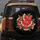 Watermelon Slices Green Leaves Black Background - Summer Road Trip Accessory Spare Tire Cover - 5