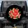 Watermelon Slices Green Leaves Black Background - Summer Road Trip Accessory Spare Tire Cover - 1