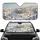 Victorian Winter Village Snow Scene with Ice Skating Sleigh Ride Car Interior Accessory Car Sunshade - 1