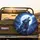 Muscular Grey Wolf Electric Blue Lightning Full Moon Cosmic Sky - Fantasy Lover Gift Spare Tire Cover - 2