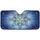 Aqua Blue Lavender Stained Glass Floral Mandala Car Interior Upgrade Car Sunshade - 3