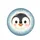 Penguin Rosy Cheeks Glossy Eyes Frosty Snowflake - Winter Decor Gift for Wildlife Lovers Spare Tire Cover - 4