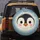 Penguin Rosy Cheeks Glossy Eyes Frosty Snowflake - Winter Decor Gift for Wildlife Lovers Spare Tire Cover - 5