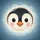 Penguin Rosy Cheeks Glossy Eyes Frosty Snowflake - Winter Decor Gift for Wildlife Lovers Spare Tire Cover - 6
