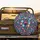 Vibrant Fuchsia Sky Blue Floral Foliage Botanical - Everyday Auto Accessory Gift Spare Tire Cover - 2