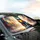 Luminous Ruby Red Sapphire Blue Mosaic Stained Glass Cat Car Interior Upgrade Car Sunshade - 6