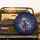 Two Realistic Tabby Cats Shattered Glass Cosmic Void - Gift for Cat Lover Spare Tire Cover - 2