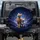 Two Realistic Tabby Cats Shattered Glass Cosmic Void - Gift for Cat Lover Spare Tire Cover - 1
