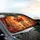 Autumn Maple Leaves Glass Jar Forest Scene - Car Interior Upgrade Car Sunshade - 6