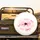 Cream Background Blush Pink Bows Cluster & Scattered - Celebration Gift for Her Spare Tire Cover - 2