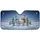Six Snowmen Family Evergreen Trees Winter Wonderland Christmas Car Interior Upgrade Car Sunshade - 3