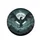 Mythic Soaring Black Dragon Full Moon Night Sky Mountain Peaks - Fantasy Gift Spare Tire Cover - 4