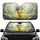 Fluffy Yellow Baby Chick Easter Egg Floral Meadow Scene - Spring Road Trip Car Accessory Car Sunshade - 1