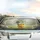 Fluffy Yellow Baby Chick Easter Egg Floral Meadow Scene - Spring Road Trip Car Accessory Car Sunshade - 5