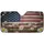 Rustic American Flag White Daisy - Road Trip Travel Essential Car Sunshade - 3