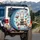White Rabbit Steering Wheel Duck Chicken Balloons - Wildlife Lover Gift Spare Tire Cover - 3