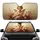 Rococo Cherub Golden Wings Blooming Crimson Rose Antique Gold Foliage Car Interior Upgrade Car Sunshade - 1