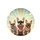 French Bulldogs Sunglasses Bandanas Sunrays Blue Sky - Pet Owner Car Gift Spare Tire Cover - 4