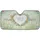 Celebrate Minds Of All Kinds Heart Floral Wreath - Car Interior Upgrade Car Sunshade - 3