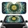Ornate Stained Glass Floral Mandala Yellow Flower Brass Outline - Car Interior Upgrade Car Sunshade - 1