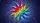 Stained Glass Rainbow Star Indigo Violet Prismatic Aurora - Car Interior Upgrade Car Sunshade - 7