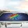 Stained Glass Rainbow Star Indigo Violet Prismatic Aurora - Car Interior Upgrade Car Sunshade - 5