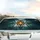 Emerald Green Amber Frosted White Stained Glass Flower - Car Interior Upgrade Car Sunshade - 5