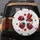 Prominent Stylized Red Ladybugs Black Spots Polka Dots - Wildlife Lover Gift Spare Tire Cover - 5