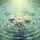 White Water Lilies Clear Water - Nature Lover Home Decor Gift Spare Tire Cover - 6