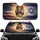 Lion Lamb Dove Star of David American Israeli Flag - Car Interior Upgrade Car Sunshade - 1