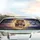 Lion Lamb Dove Star of David American Israeli Flag - Car Interior Upgrade Car Sunshade - 5