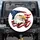 Bald Eagle American Flag - Resolute Gaze Patriotic Gift for Veterans Spare Tire Cover - 1