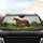 Majestic Bay Horse White Blaze White Socks Green Hills Countryside Travel Accessory Car Sunshade - 4